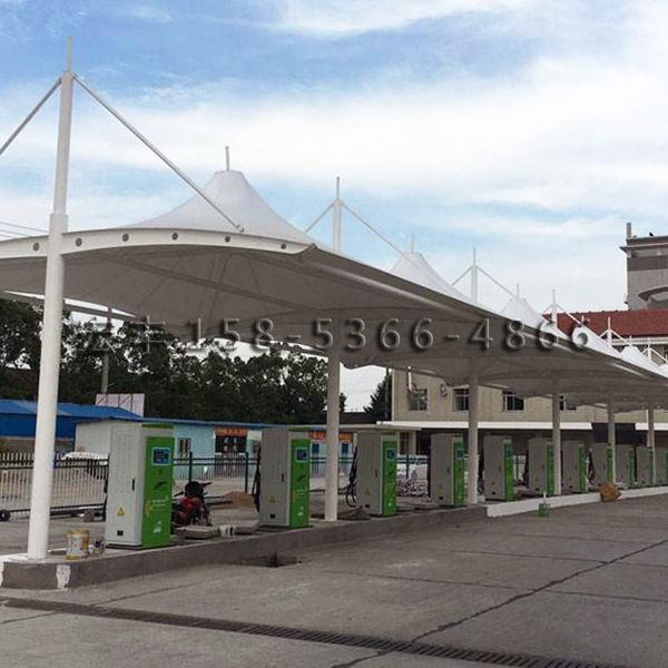 膜结构充电桩