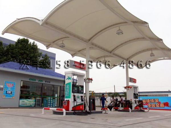 膜结构加油站